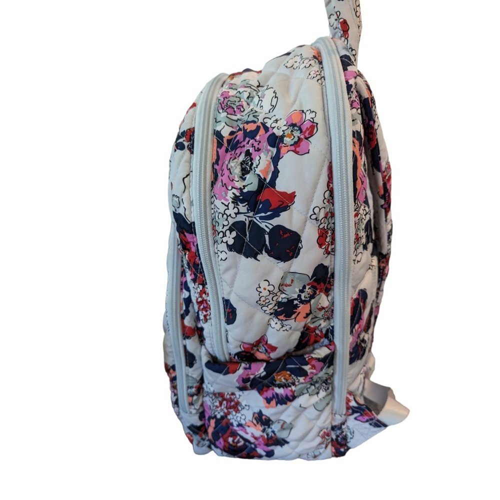 Vera Bradley Ultralight Exuberant Nylon Water Resistant Floral Backpack Pink - Picture 7 of 15